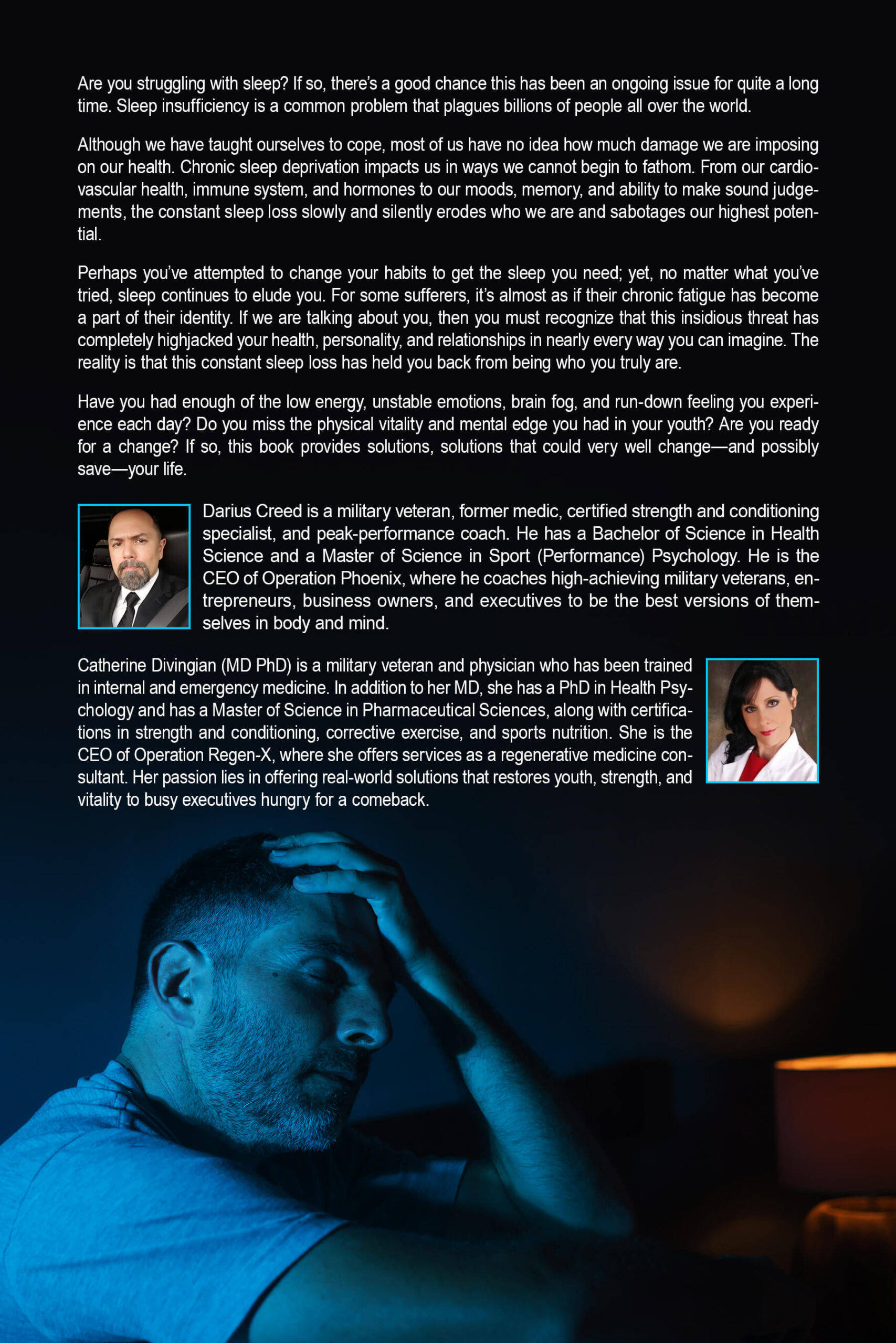 SLEEP VICTORY Back Cover